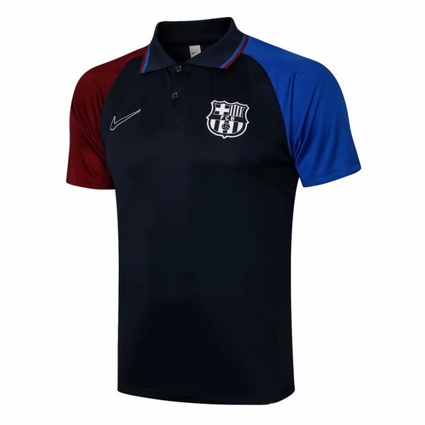 Polo Barcelona 2021 2022 Negro Rojo Azul